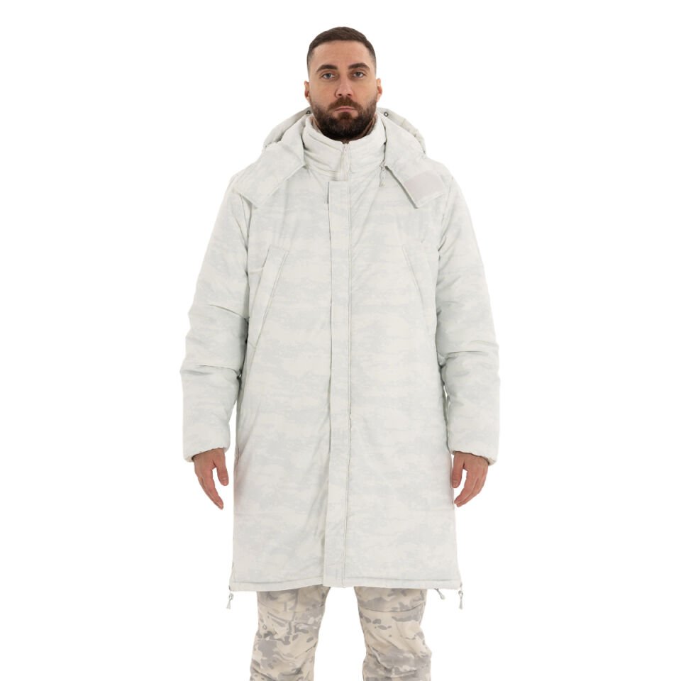 Convertible White Camo Parka (DWR)